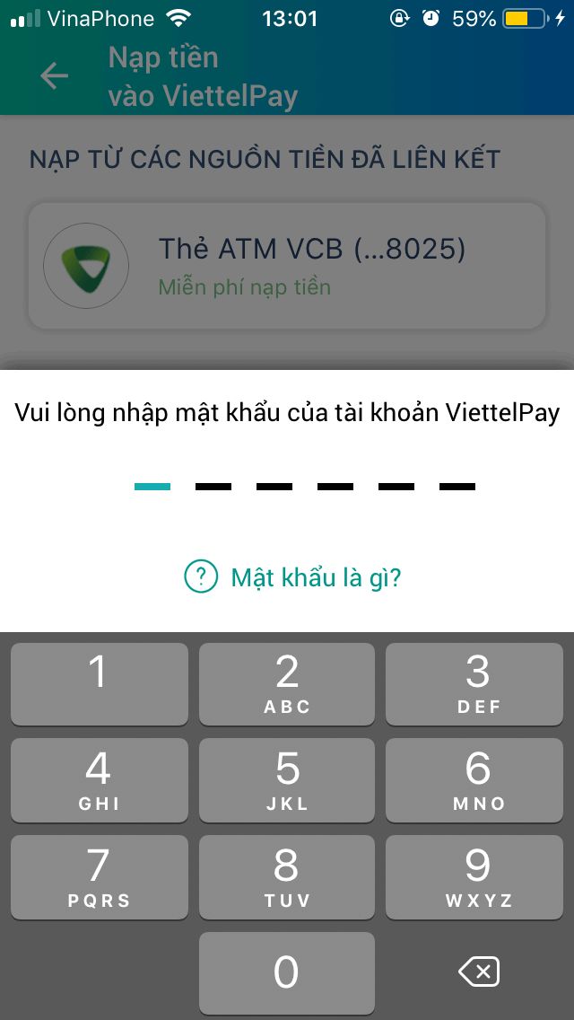 1 CMND đăng ký được mấy tài khoản ViettelPay