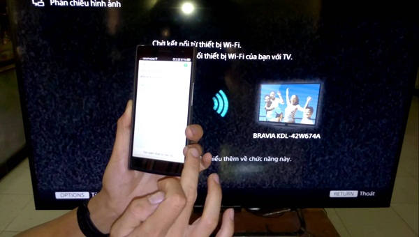 Cách chiếu màn hình điện thoại OPPO lên tivi Sony