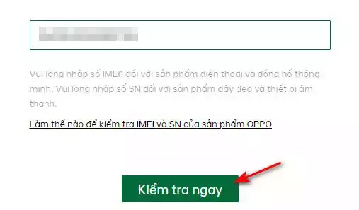 Cách kiểm tra bảo hành của oppo