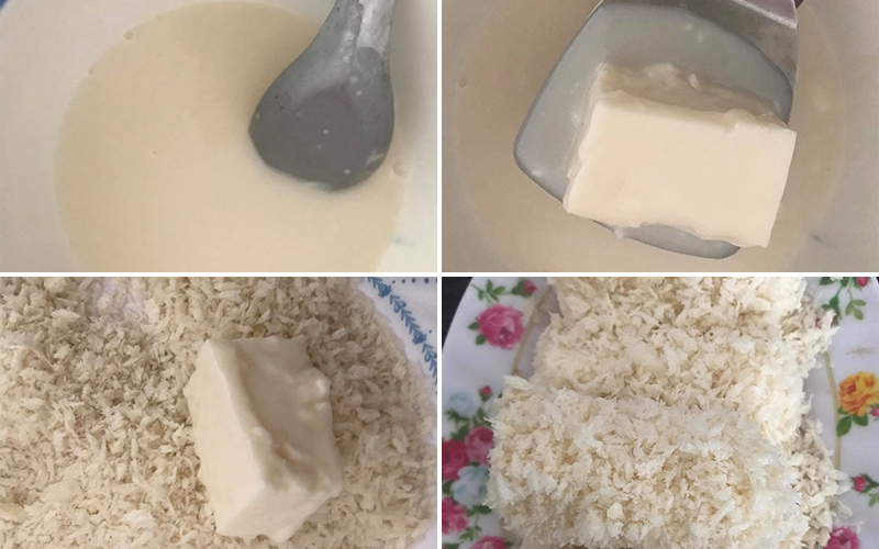 Cách làm bánh sữa tươi chiên bằng bột mì