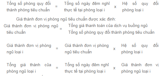 phương pháp hệ số trong khách sạn