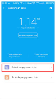 Cara mematikan batas penggunaan data Xiaomi Redmi 4a