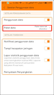 Cara mematikan batas penggunaan data Xiaomi Redmi 4a