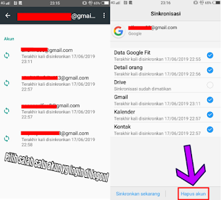 Cara mengeluarkan akun gmail dari hp vivo