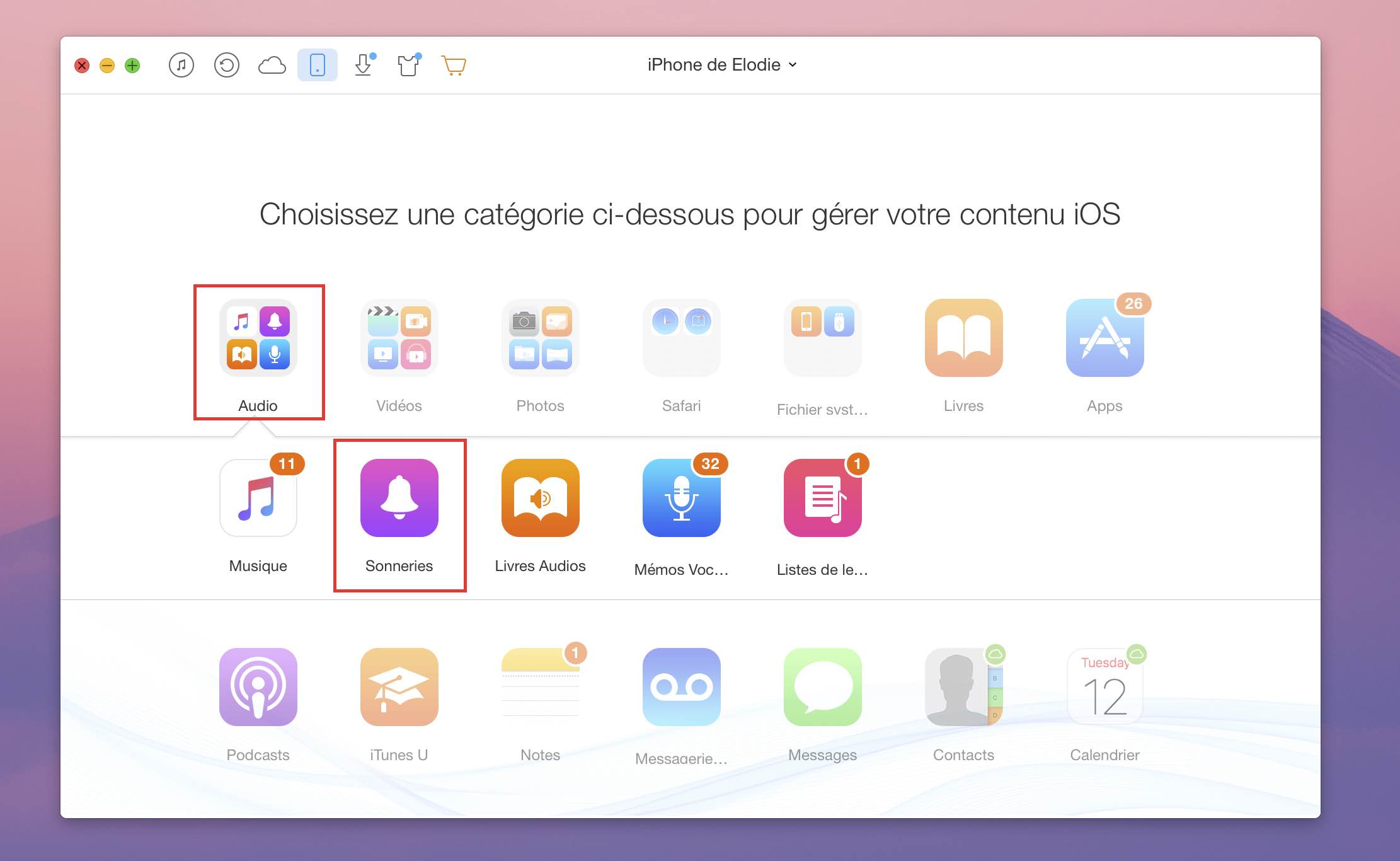 Comment mettre une sonnerie sur iphone avec itunes