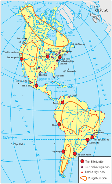 Dân số và Đô thị hóa ở Bắc Mỹ Trung và Nam Mỹ