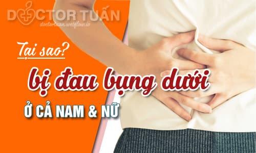 Đau bụng dưới ở nam là bệnh gì