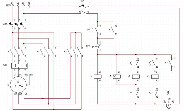 ạch khởi động sao tam giác tối ưu