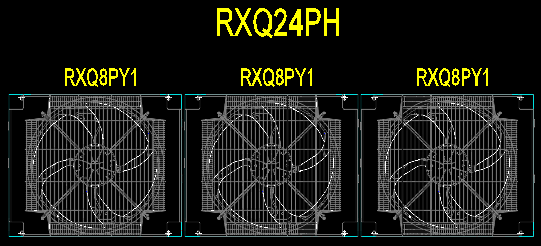 Thư viện autocad máy lạnh