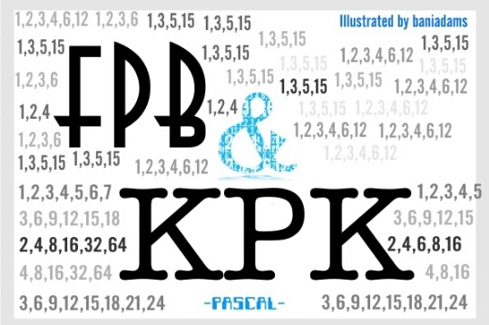 Fpb dan kpk dari 12 dan 32 menggunakan faktorisasi prima