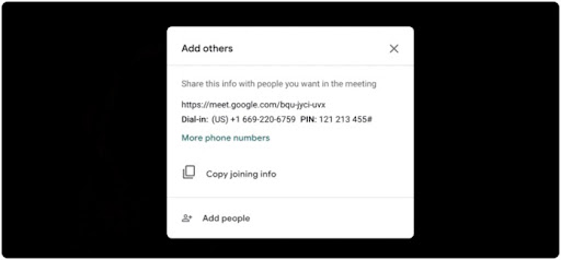 Google Meet xem được bảo nhiều người