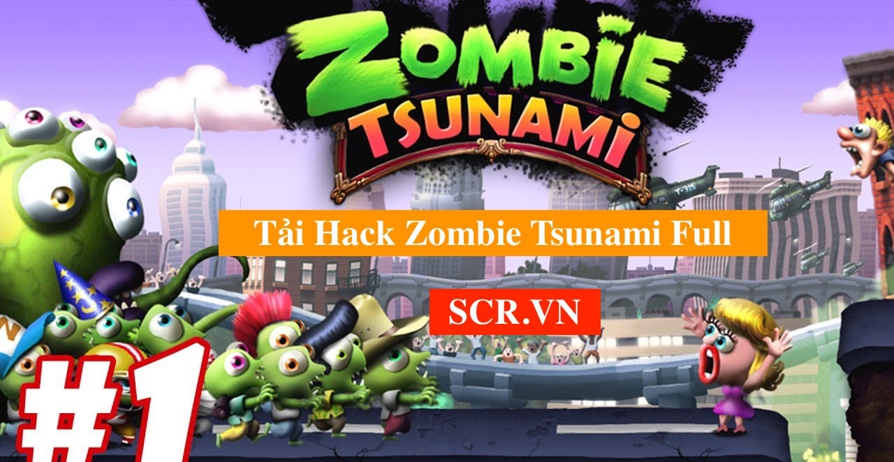 Hack Zombie Tsunami Full Pet Vàng Và Kim Cương