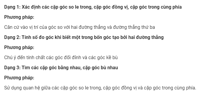 Hai góc trong cùng phía luôn bù nhau đúng hay sai