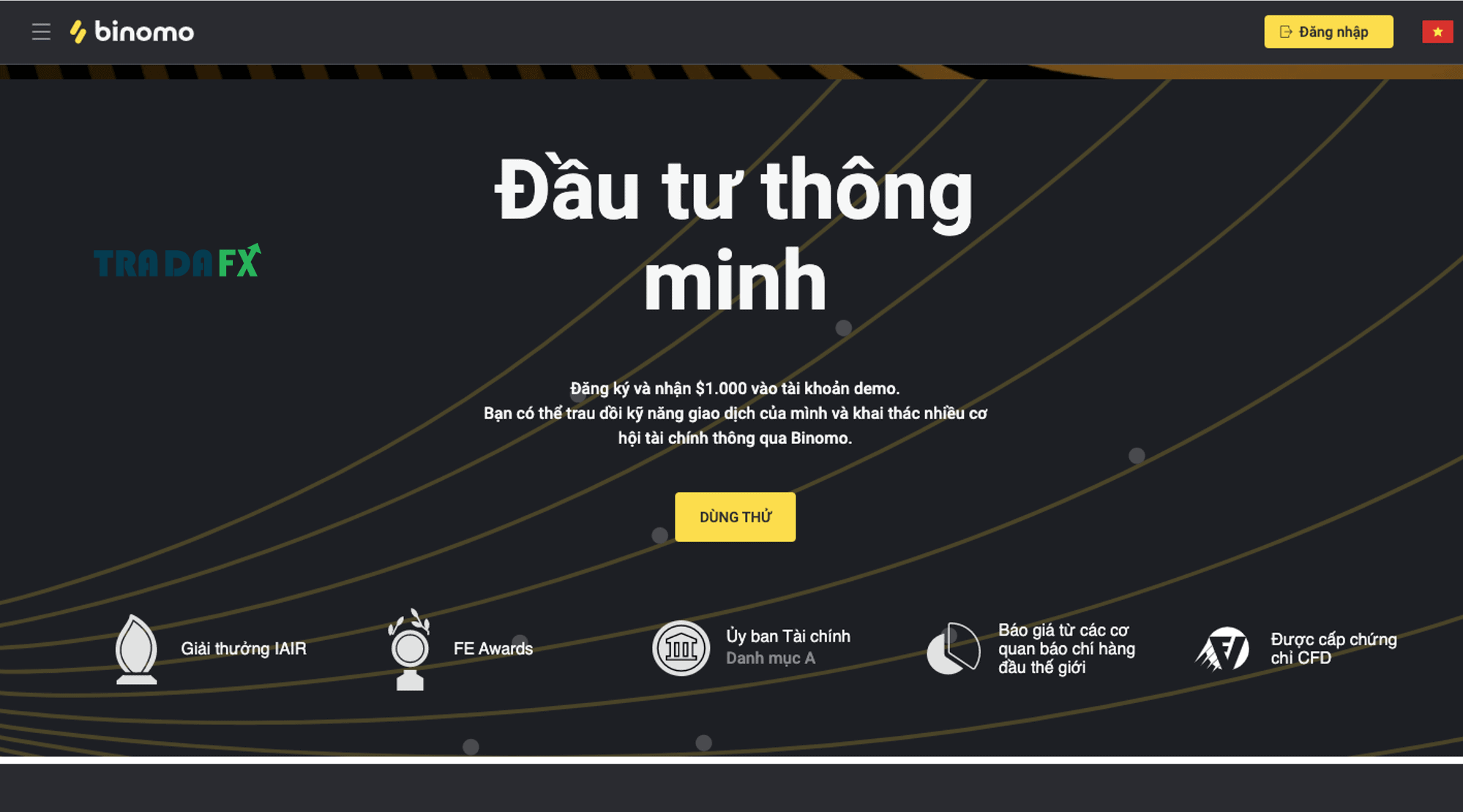 Tài khoản Demo Binomo