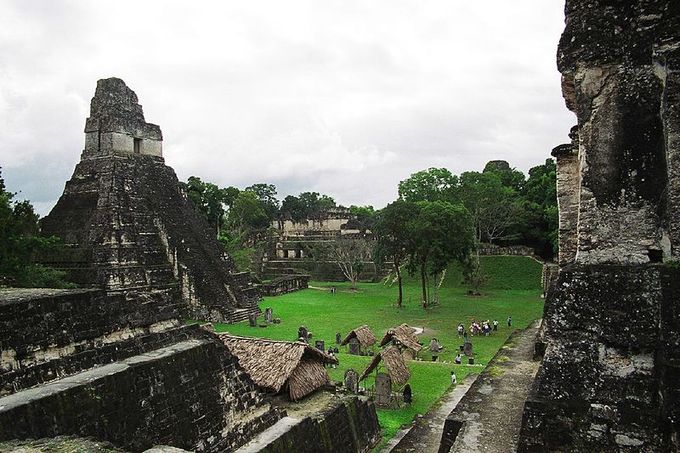 In the ninth century C.E. a loose Maya empire was constructed by the state of