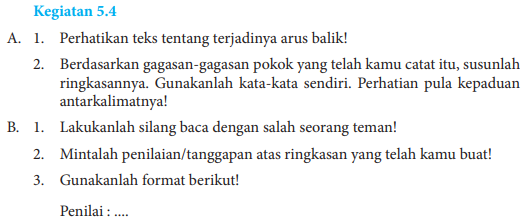 Jawaban Bahasa Indonesia Kelas 8 Halaman 132 bagian b