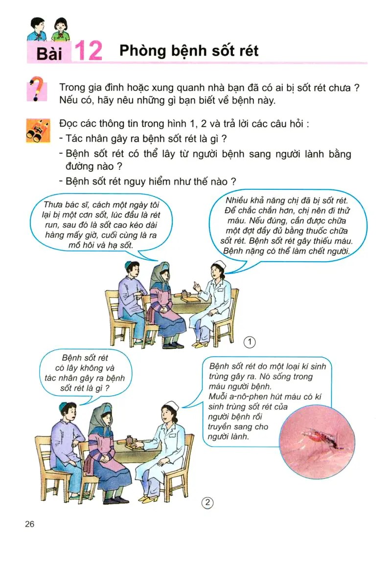 Bài 12: Phòng bệnh sốt rét