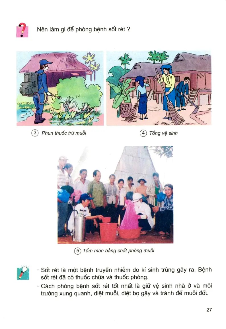 Bài 12: Phòng bệnh sốt rét