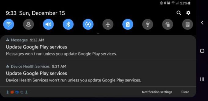 Layanan Google Play terus berhenti Samsung J3 Pro