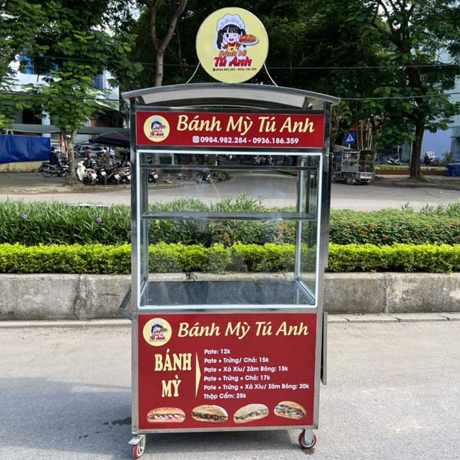 Mẫu tủ bán đồ an vặt