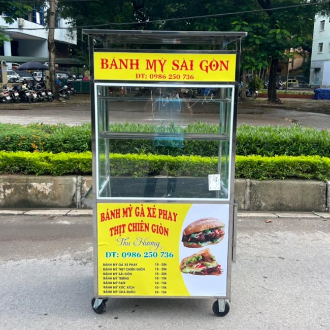 Mẫu tủ bán đồ an vặt