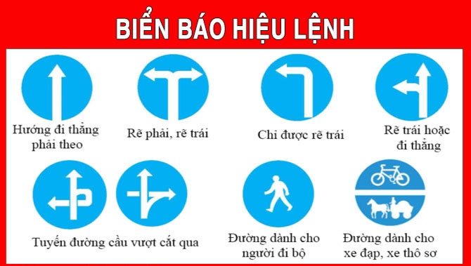 biển bao màu xanh