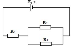 Một nguồn điện có điện trở trong r = 0,1 ôm có điện trở r = 4,8 ôm thành mạch kín.