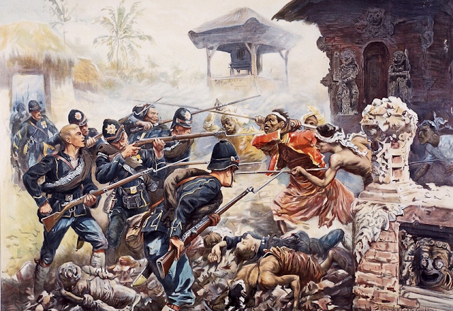 Munculnya konflik antara Belanda dengan raja raja di Bali karena pemberlakuan hak Tawan Karang yaitu
