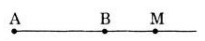 Những cặp điểm nào nằm cùng phía đối với điểm M