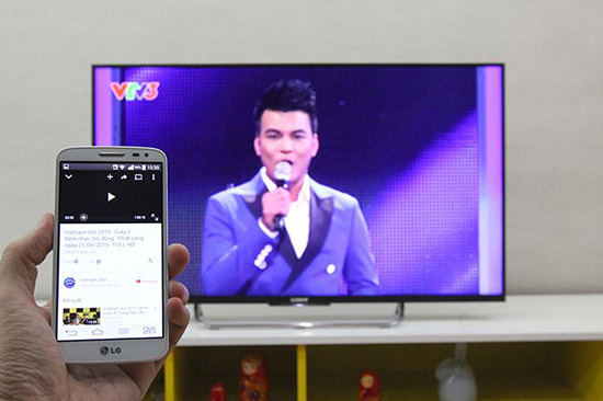 Phản chiếu màn hình Vivo y12s lên tivi