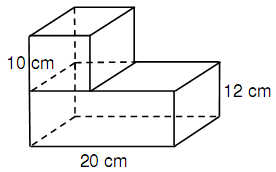 Rumus luas permukaan gabungan balok dan prisma segitiga
