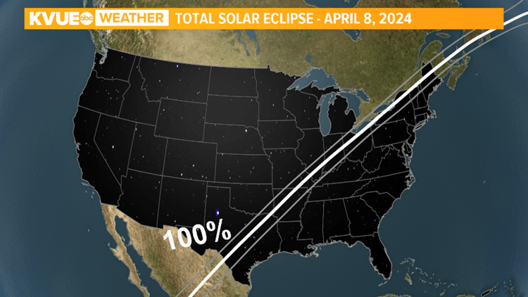 Solar eclipse 2024 Texas cities