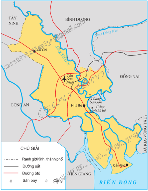 Hinh 1. Lược đồ Thành phố Hồ Chí Minh