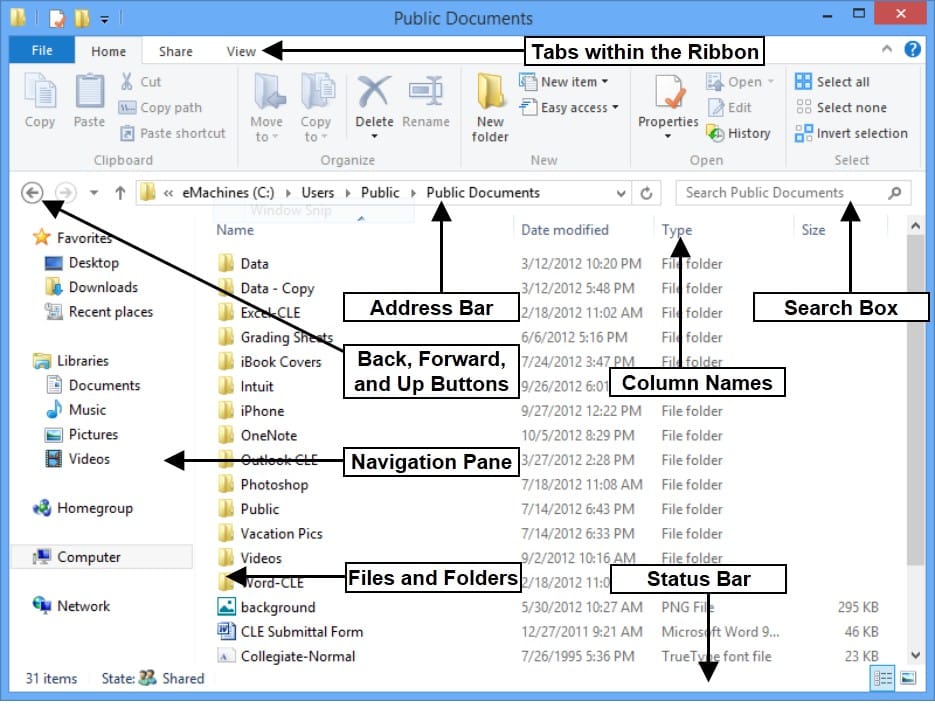 Thao tác File New Folder trên cửa sổ Windows Explorer có ý nghĩa gì