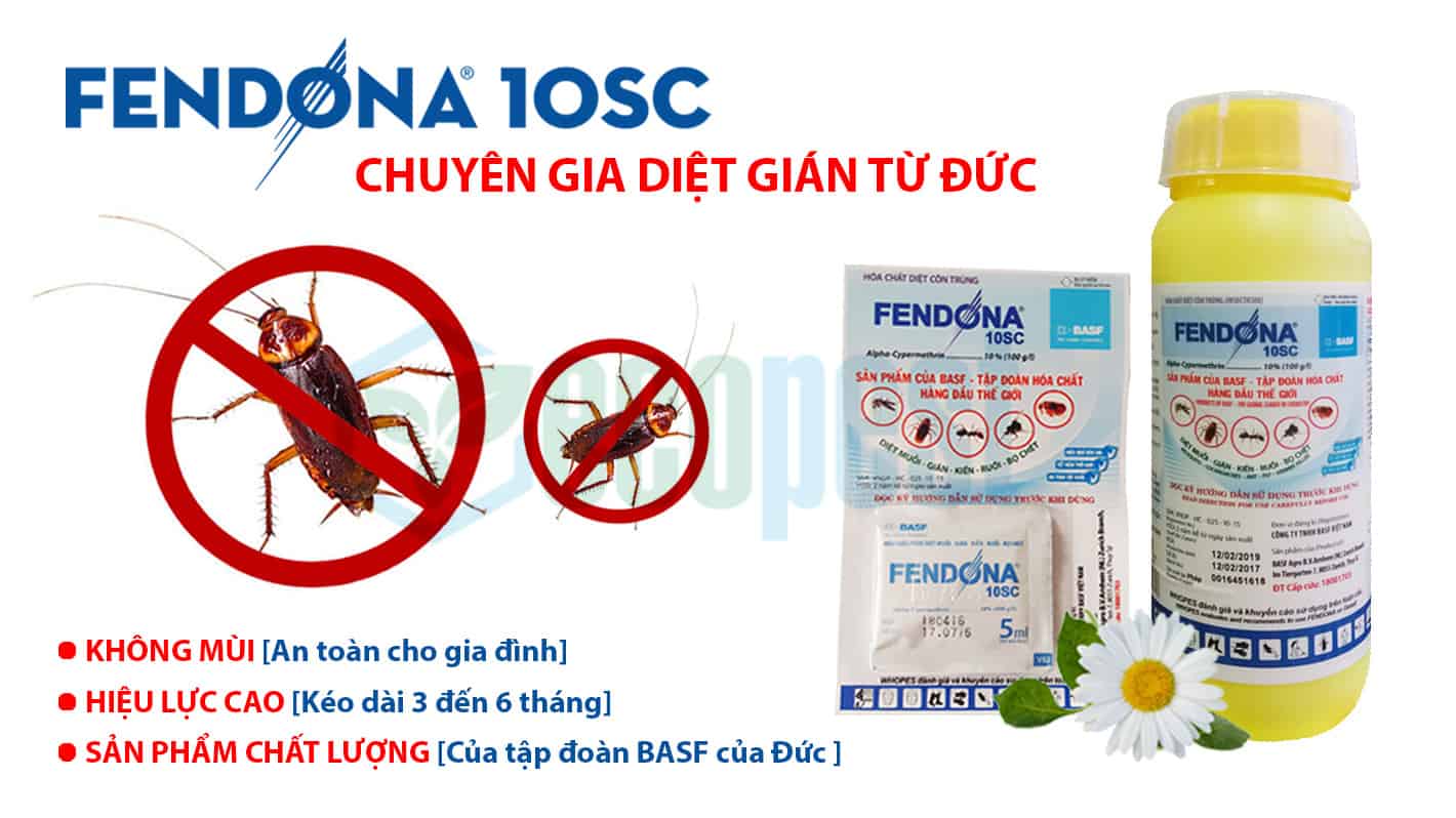 Thuốc diệt muỗi sinh học Fendona 10SC