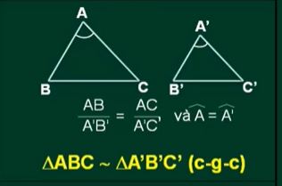 Tỉ lệ diện tích tam giác đồng dạng