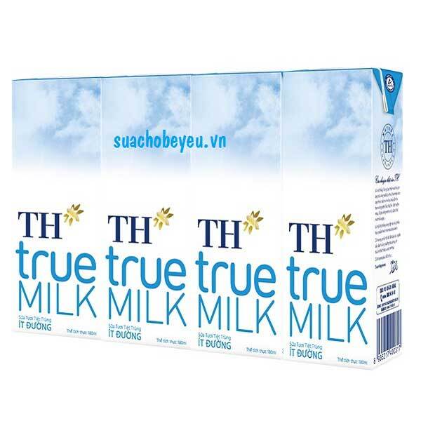 Top giá 1 thùng sữa th true milk 180ml ít đường năm 2022