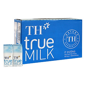 Top giá 1 thùng sữa th true milk 180ml ít đường năm 2022