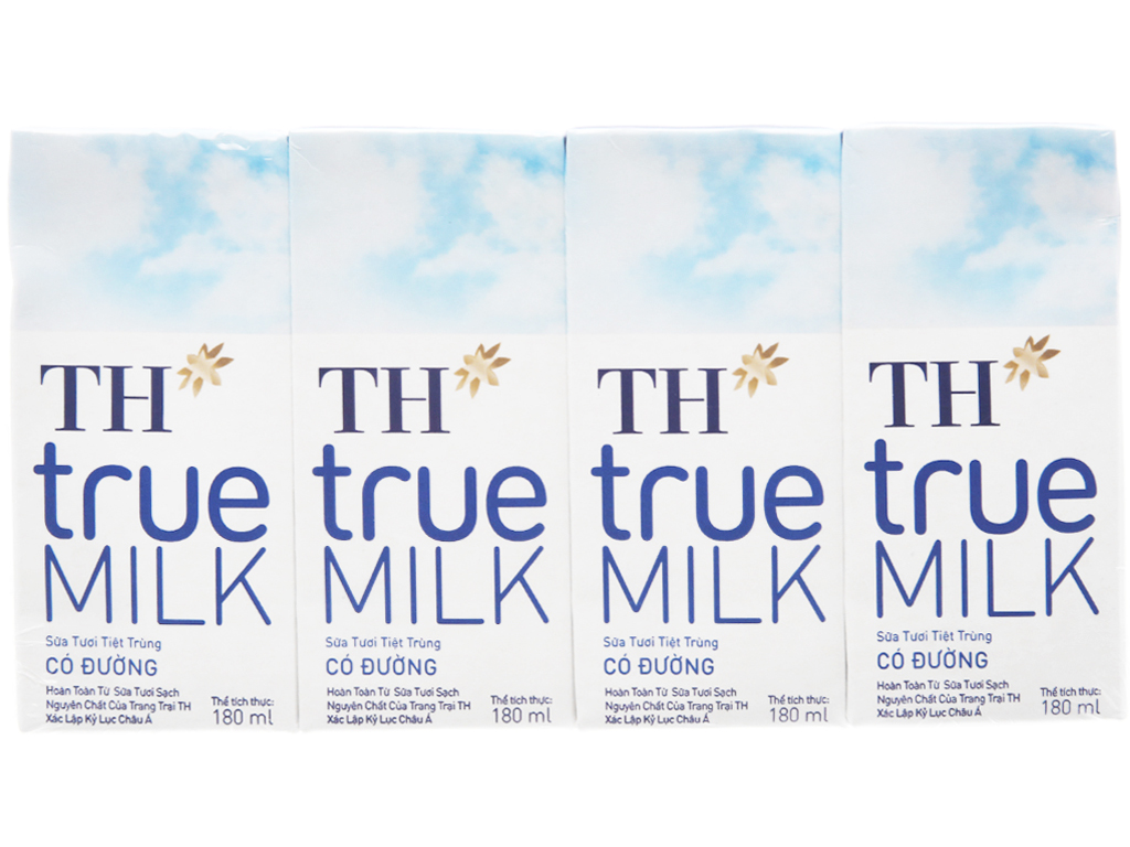 Top giá 1 thùng sữa th true milk 180ml ít đường năm 2022