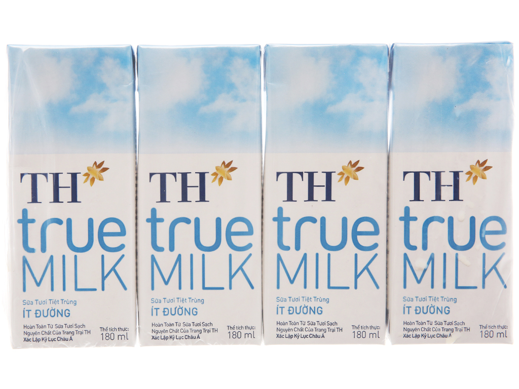 Top giá 1 thùng sữa th true milk 180ml ít đường năm 2022