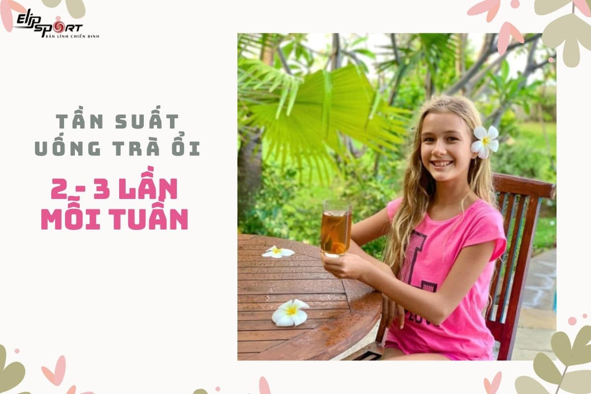 tần suất uống trà ổi