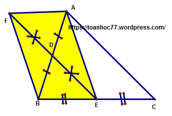 Tứ giác ABCD là hình bình hành cần thêm điều kiện gì về hai đường chéo để ABCD là hình thoi