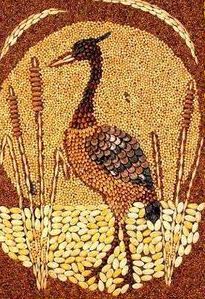 Tuliskan langkah-langkah membuat karya seni mozaik dari kulit jagung