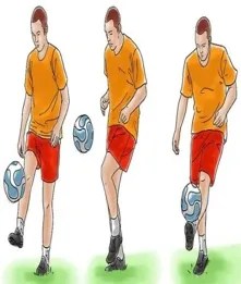 Usaha mengoper bola dengan jarak jauh sebaiknya menggunakan teknik