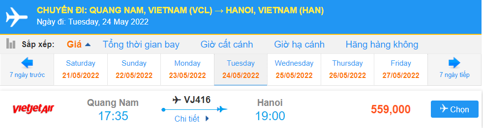 Vé máy bay đi Hà Nội