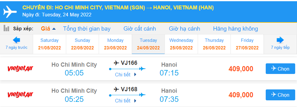 Vé máy bay đi Hà Nội